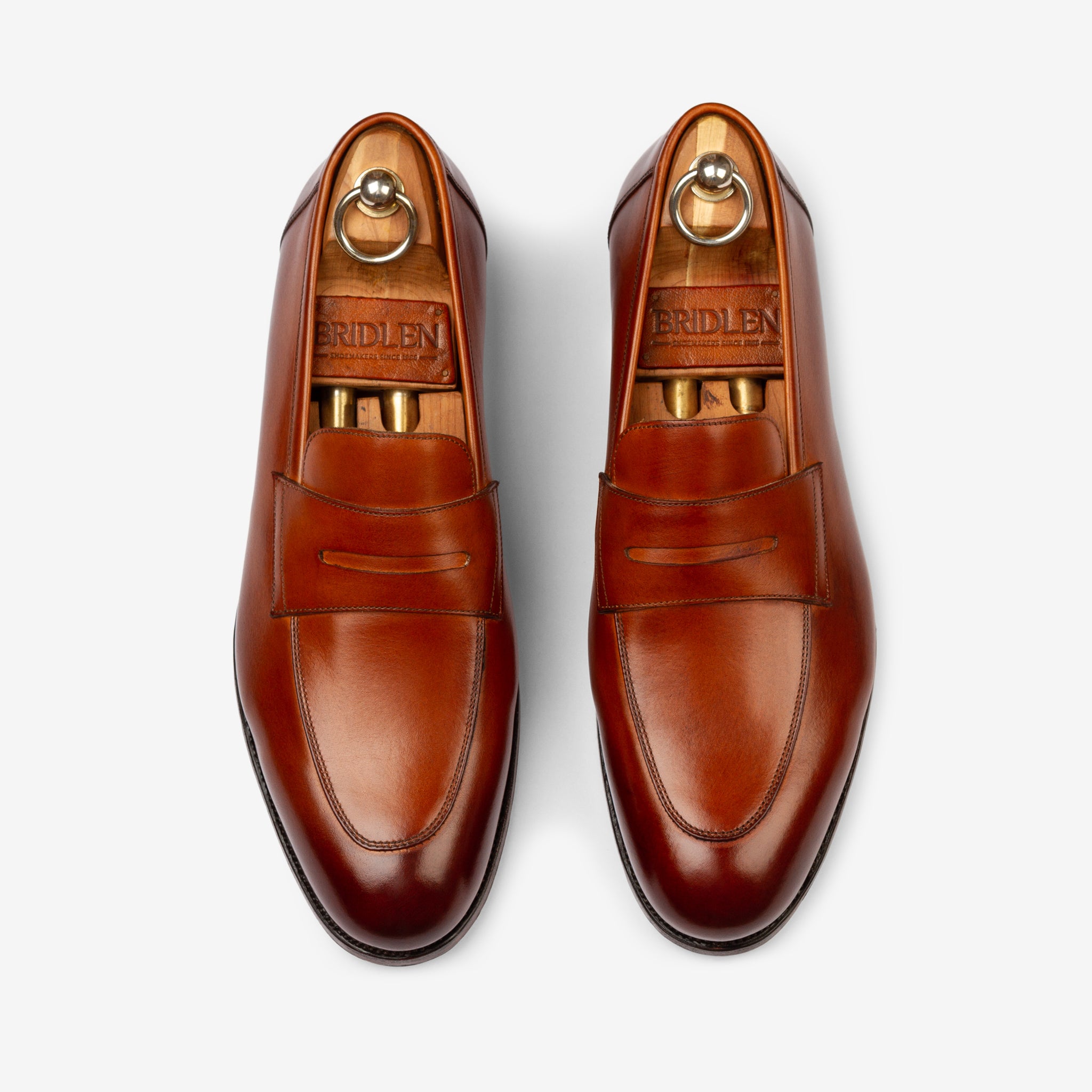 Folded Penny Loafer |  Tan - Rufer Last