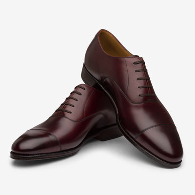 Straight Tip Oxford - Burgundy - Zip Last– Bridlen