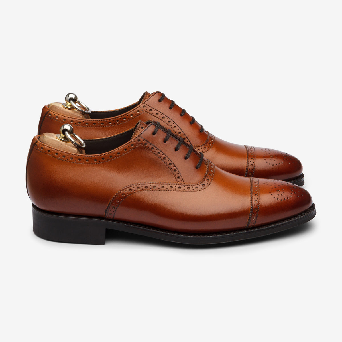 Semi Brogue Oxford - Cuoio - Zip Last