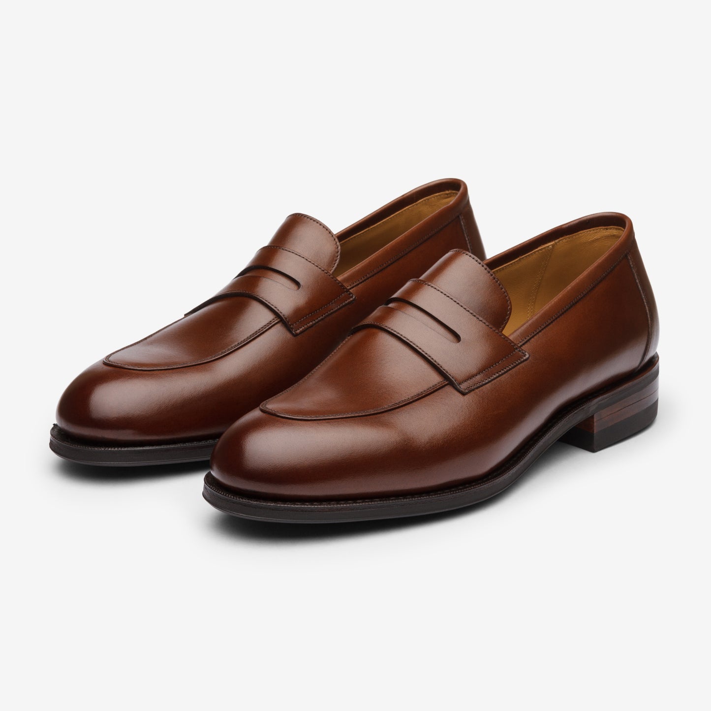 Folded penny loafer - Brown - Rufer Last