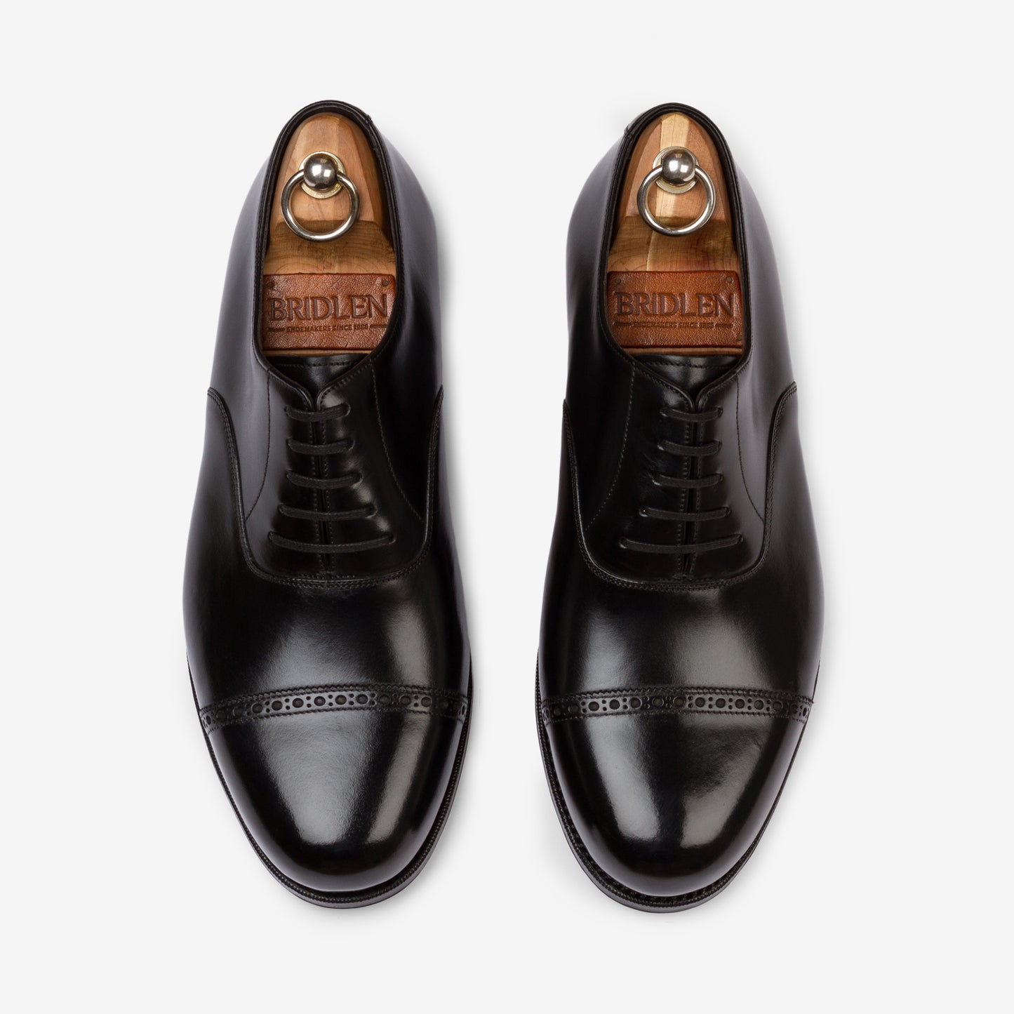 Punch Cap Oxford - Black - Mod Last - Blake Line