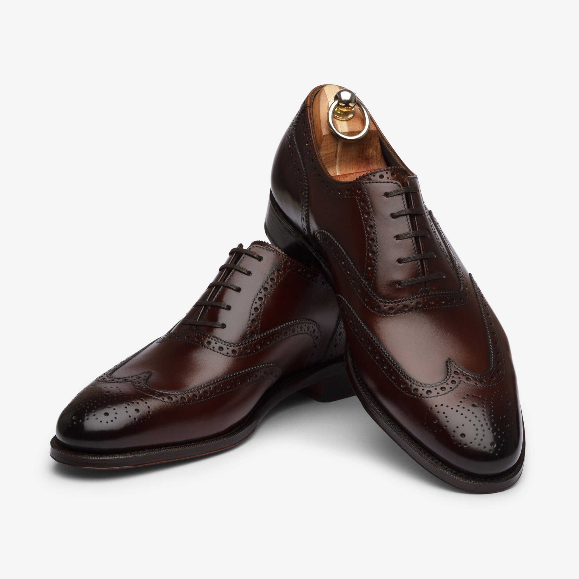 Wingtip Oxford Brown Zip Last – Bridlen - Main Image
