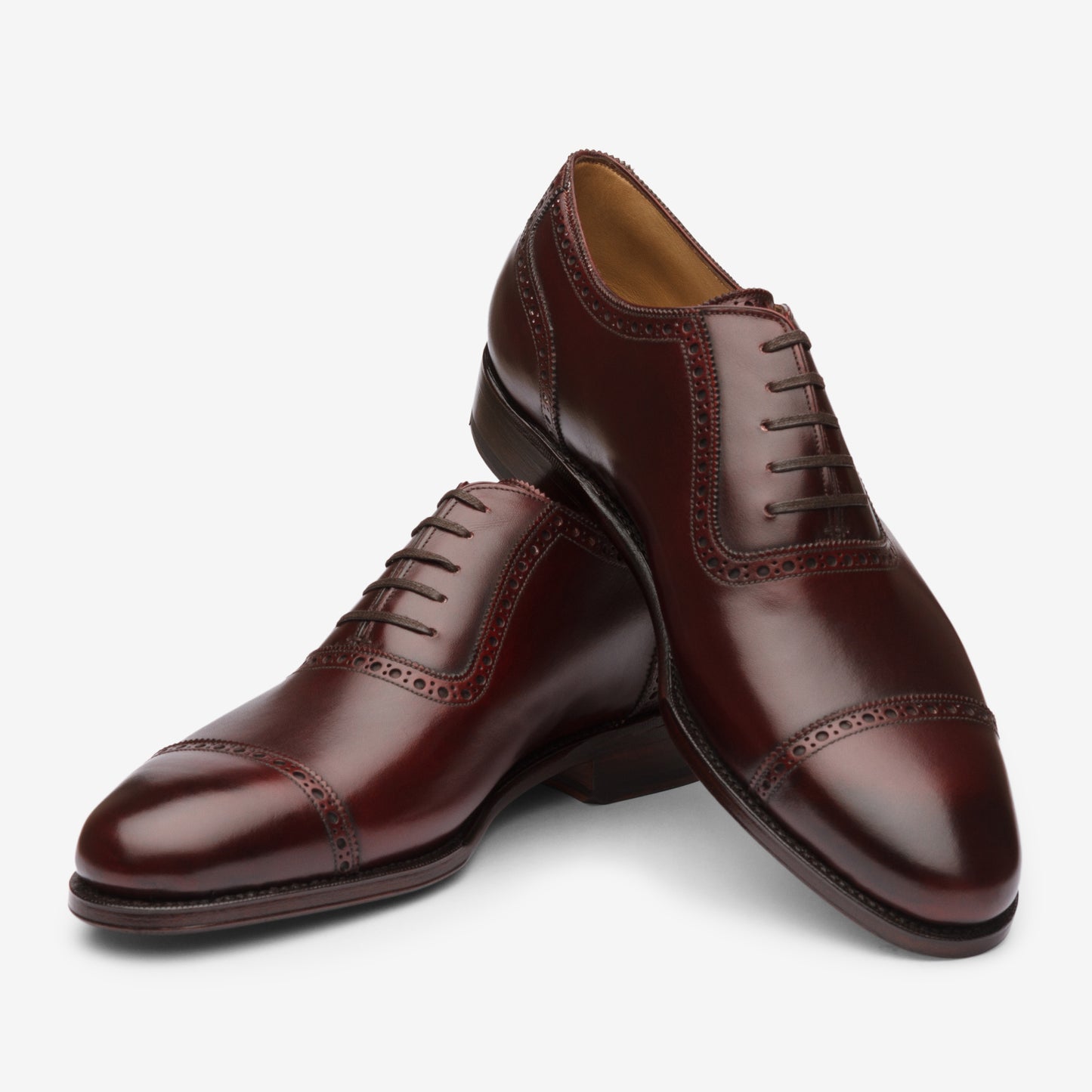 Adelaide Oxford - Burgundy - Zip Last