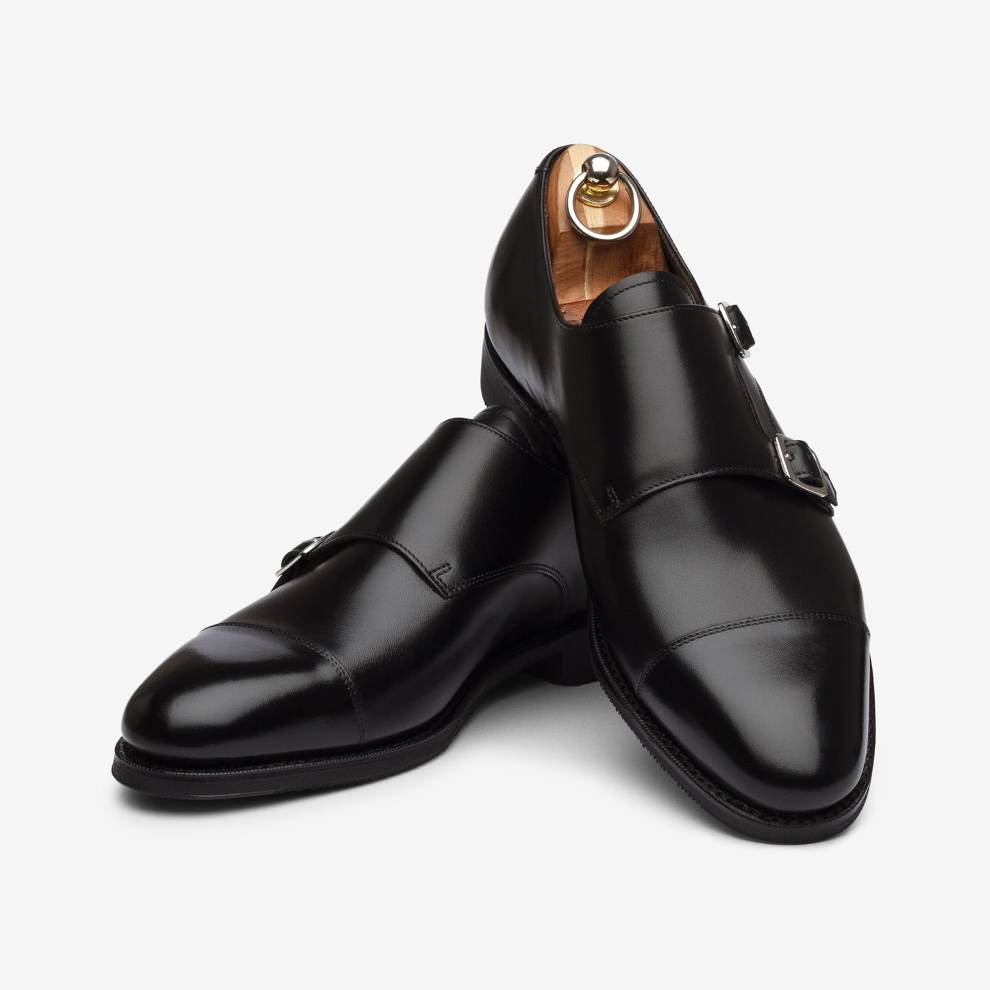 Double Monk - Black - Zip Last