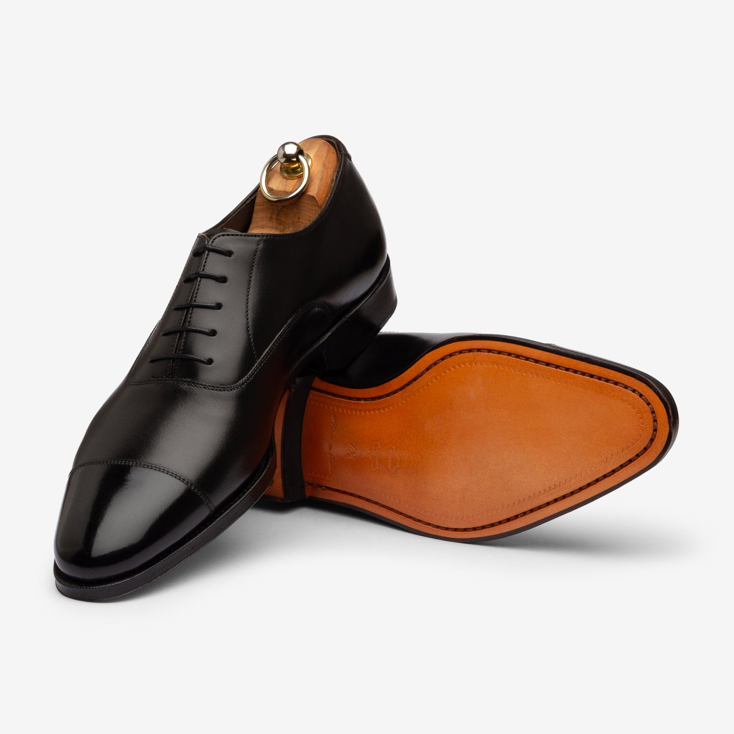 Straight Tip Oxford - Black - Blake Line