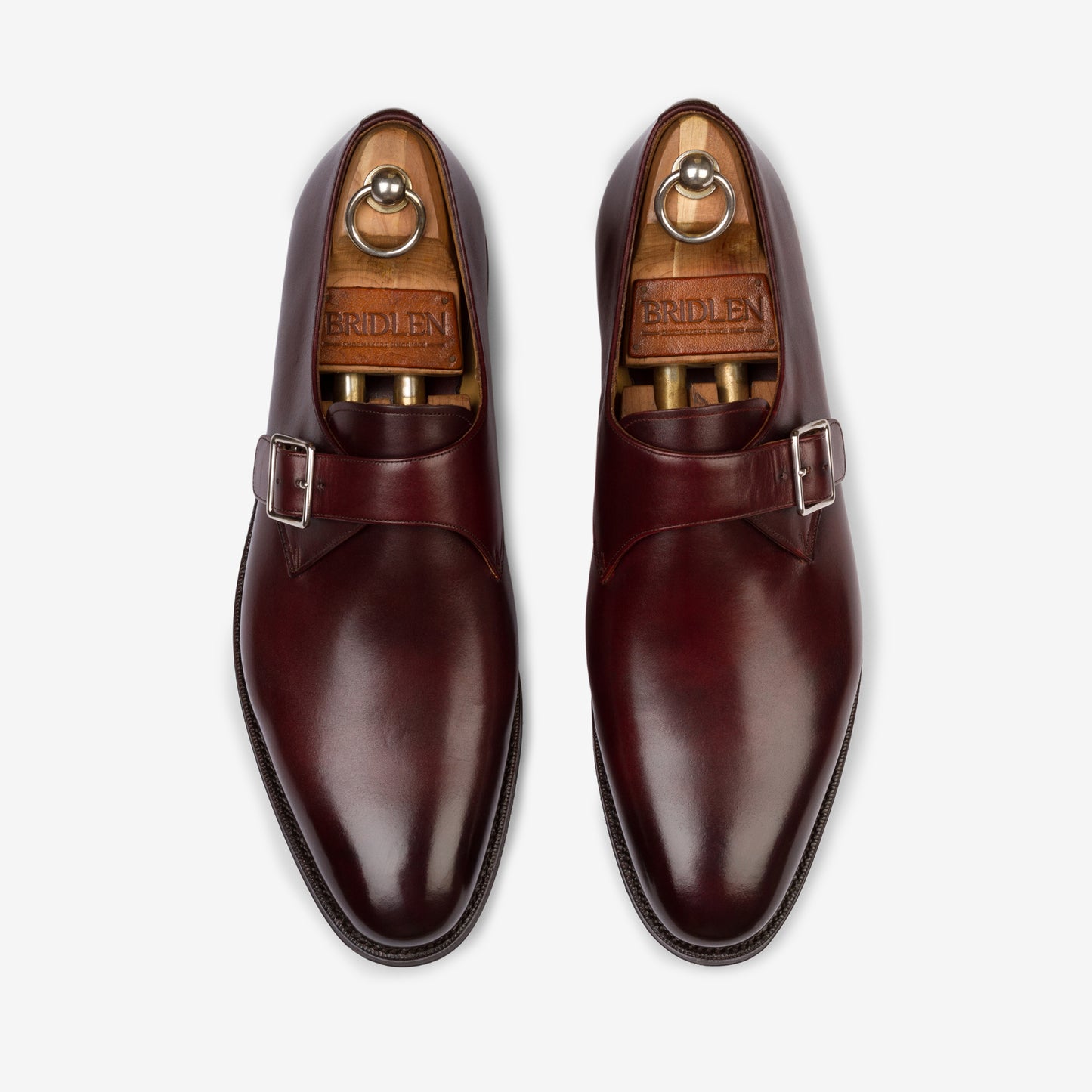 Single Monk - Burgundy - Zip Last