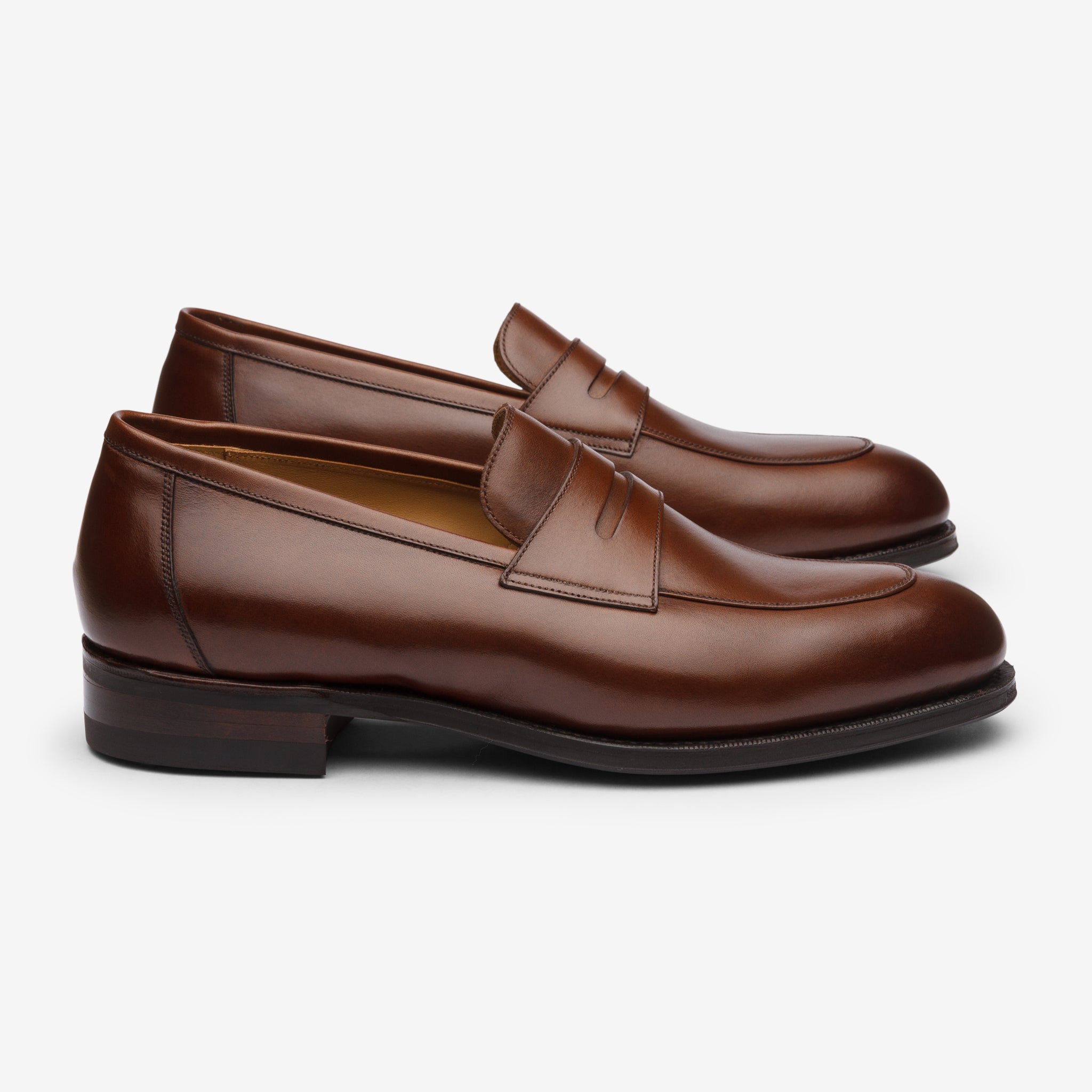 Folded penny loafer - Brown - Rufer Last – Bridlen