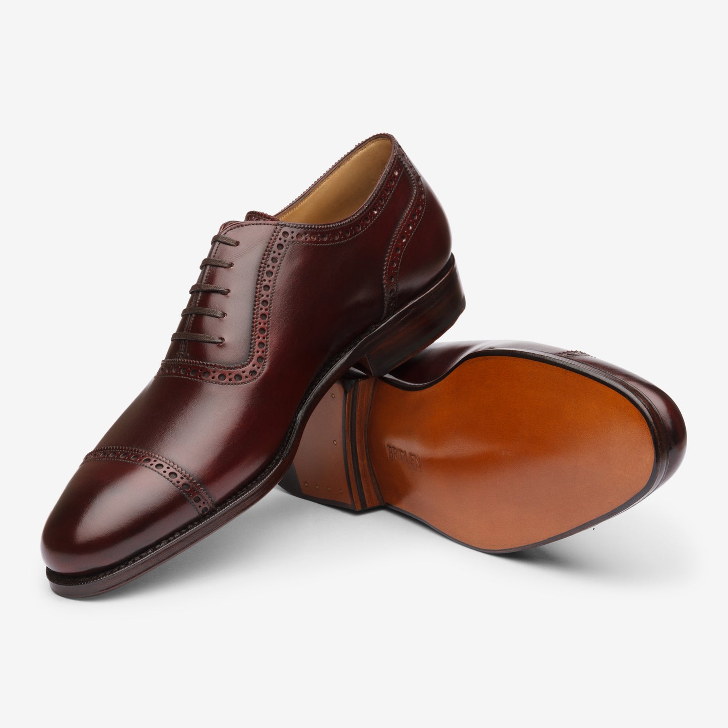 Adelaide Oxford - Burgundy - Zip Last