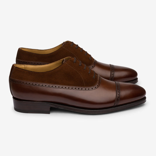 Balmoral Oxford - Dark Brown - Zip Last
