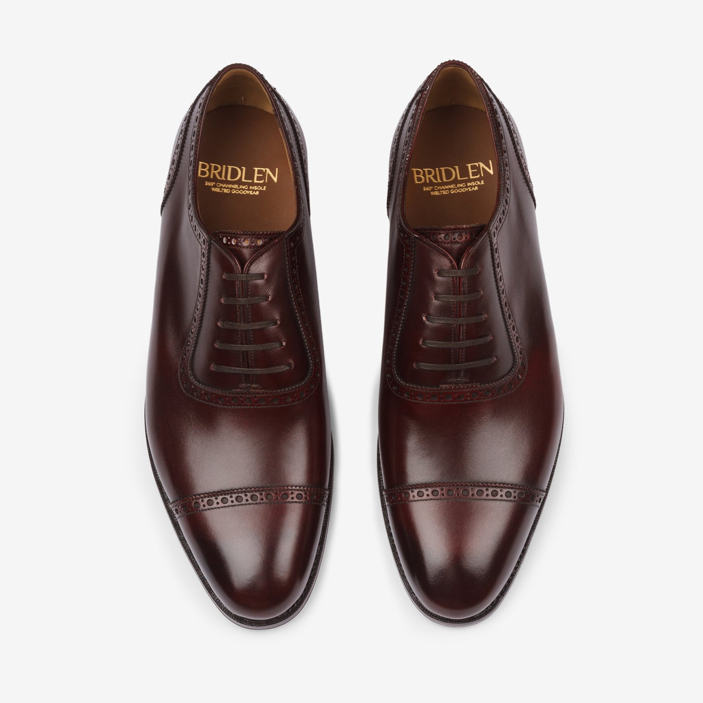 Adelaide Oxford - Burgundy - Zip Last