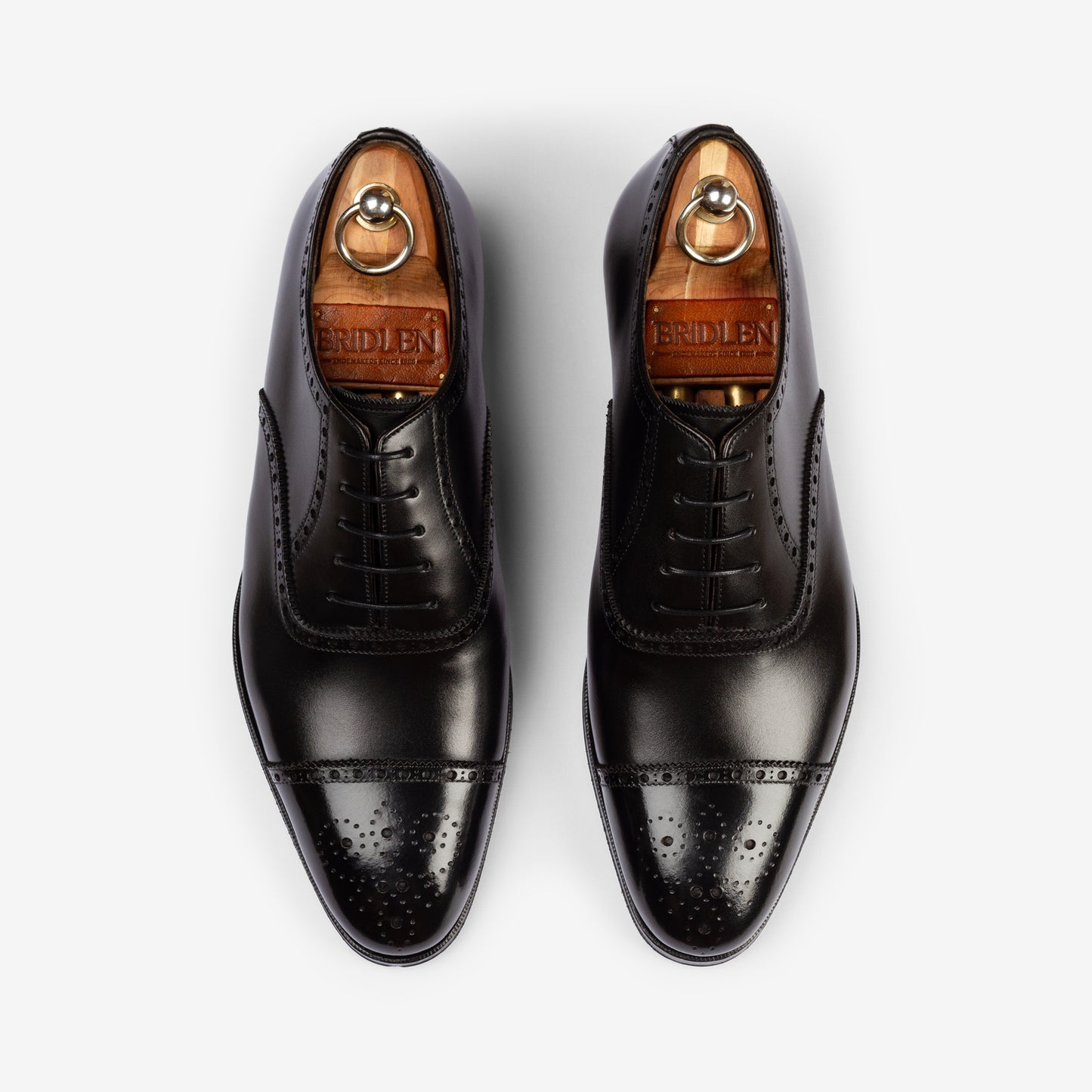 Semi Brogue Oxford - Black - Blake Line