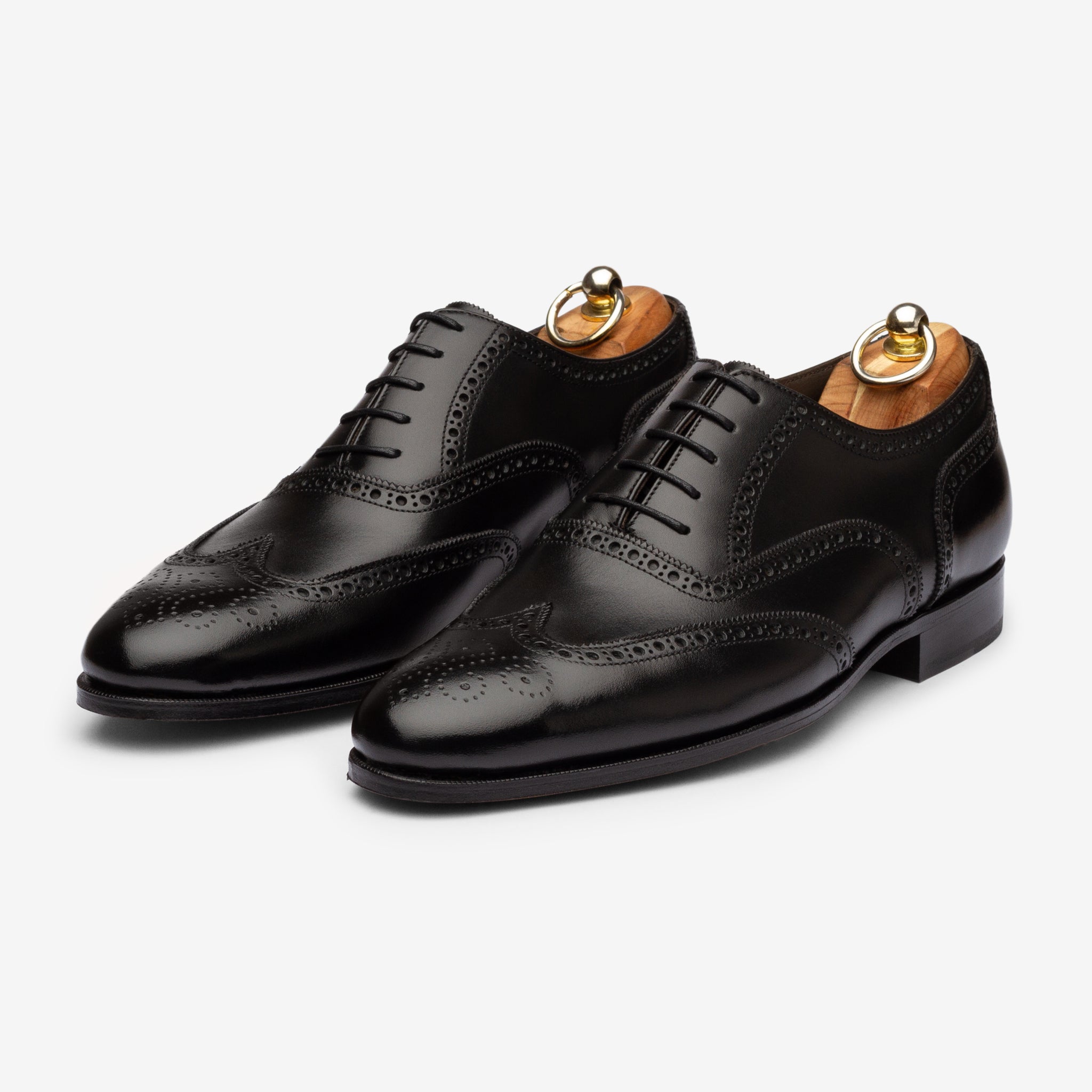 Wingtip Oxford |  Black - Zip Last