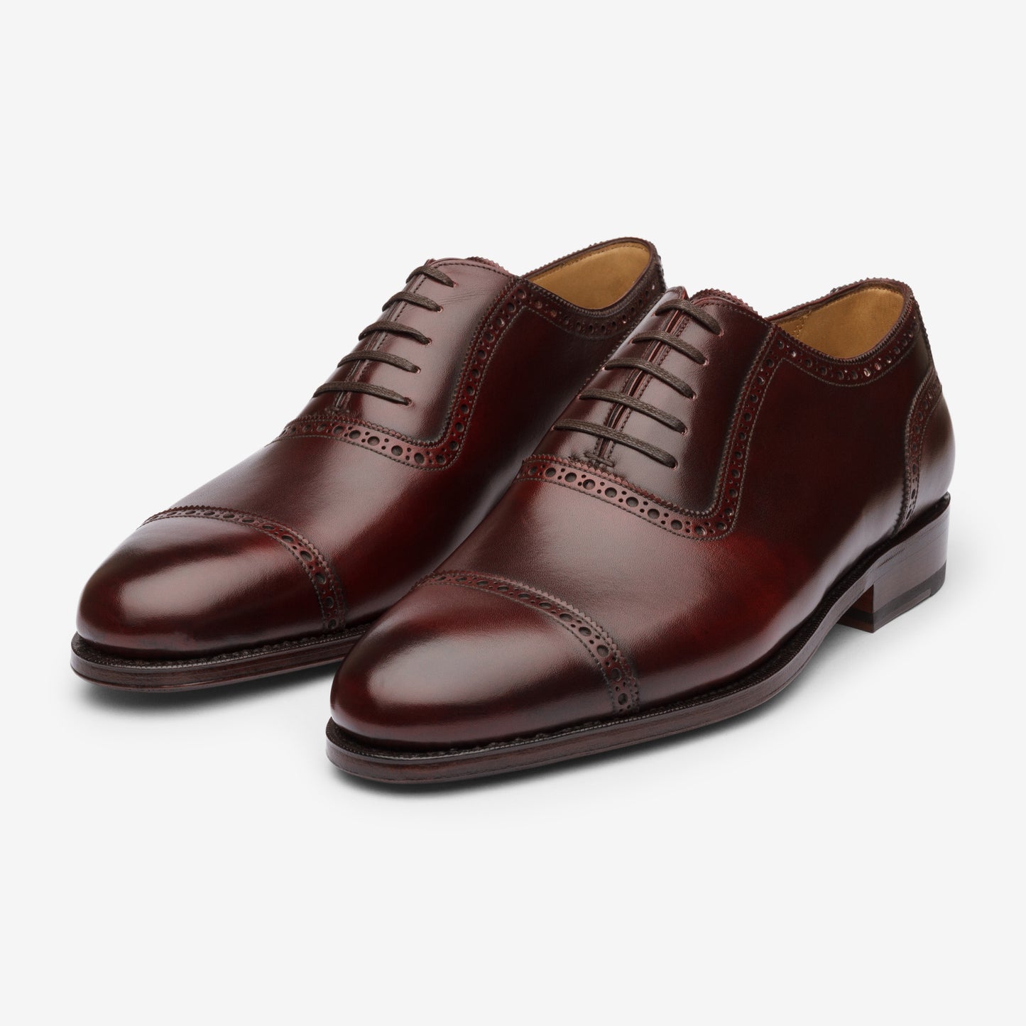 Adelaide Oxford - Burgundy - Zip Last