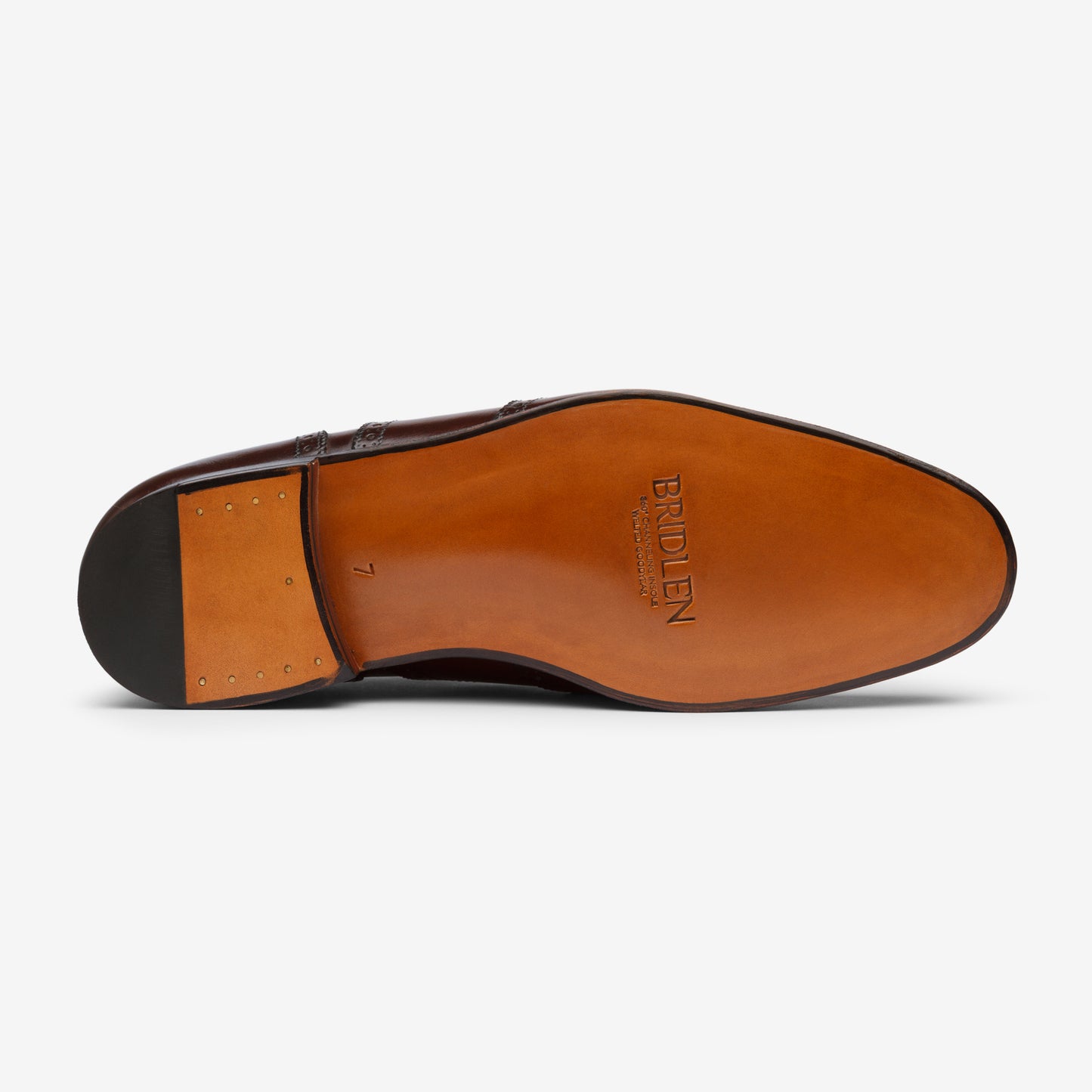 Semi Brogue Oxford - Tan - Zip Last